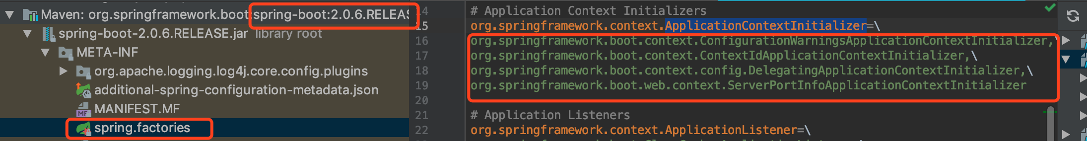 如何理解springboot2.0.6中META-INF/spring.factories通过系统加载类获取对应的class的全限定名称