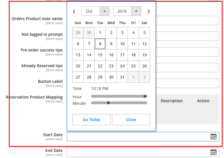 怎么配置Magento2 system.xml  dateTime时间