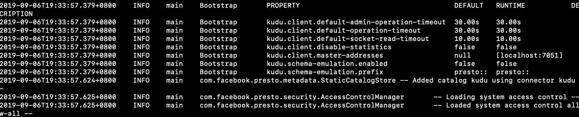 怎么安装presto sql引擎访问kudu数据