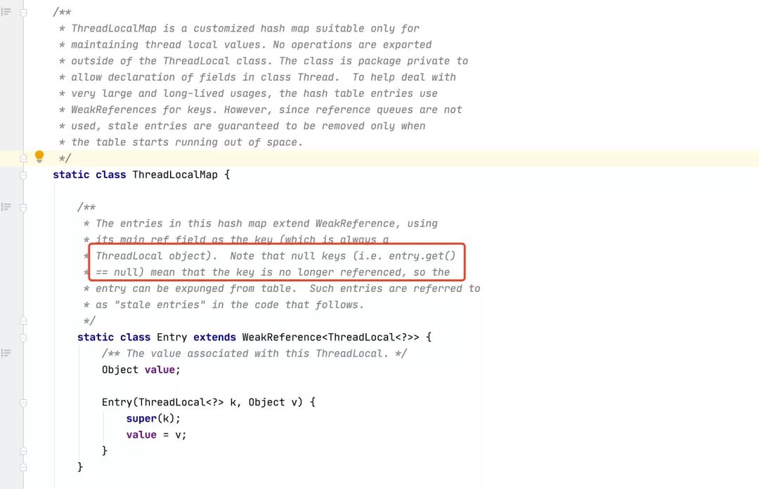 如何理解ThreadLocal的Entry继承WeakReference