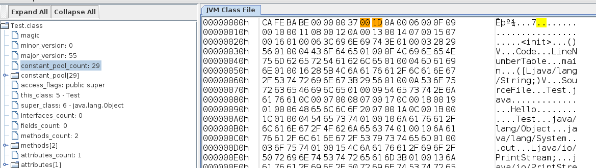 JVM中的Class文件结构