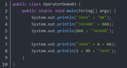 Java的运算符有哪些