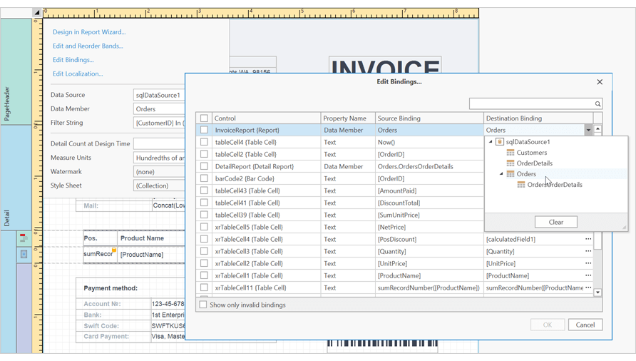 如何使用WinForms和WPF应用报表界面工具