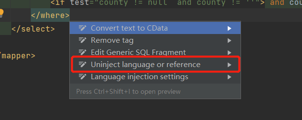 intellij怎么去掉xml里面的背景色