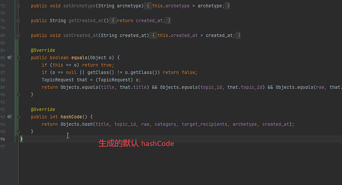 Java中 hashCode() 方法如何使用