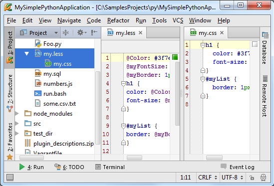 如何使用Pycharm中的File Watchers