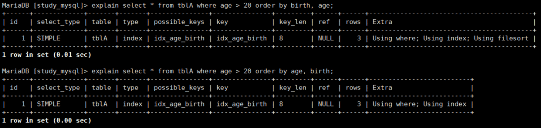 MySQL中怎么实现排序和分组