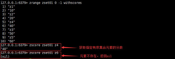 如何使用redis有序集合类型Zset