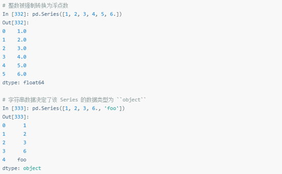 Pandas数据类型的用法