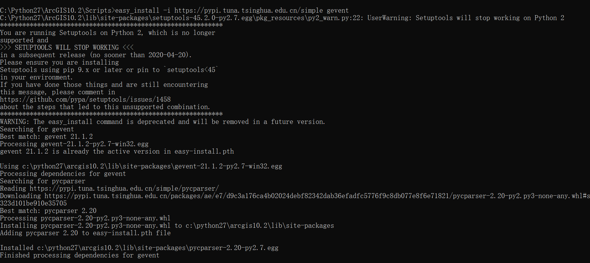 如何使用arcgis10.2自带的python安装第三方库