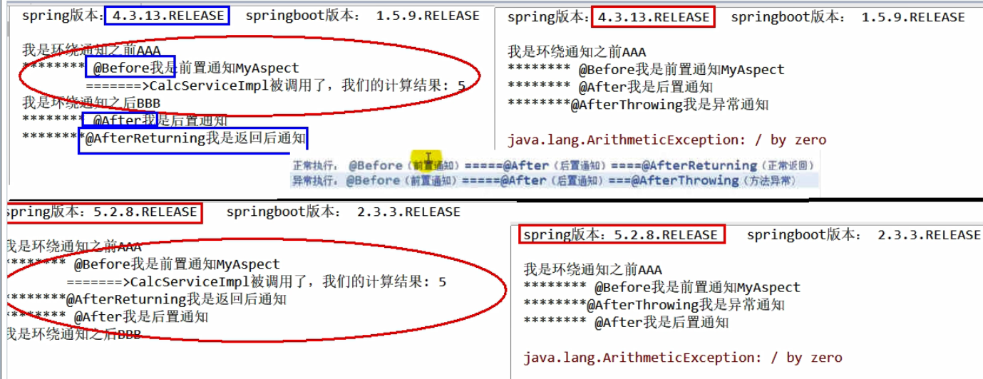 springboot2.x和springboot1.x的aop顺序是怎样的