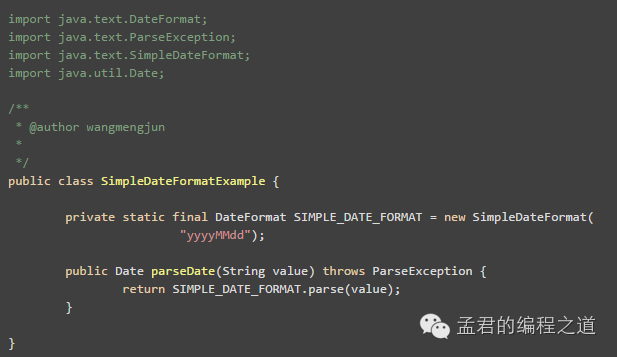 java中SimpleDateFormat線程不安全的示例分析