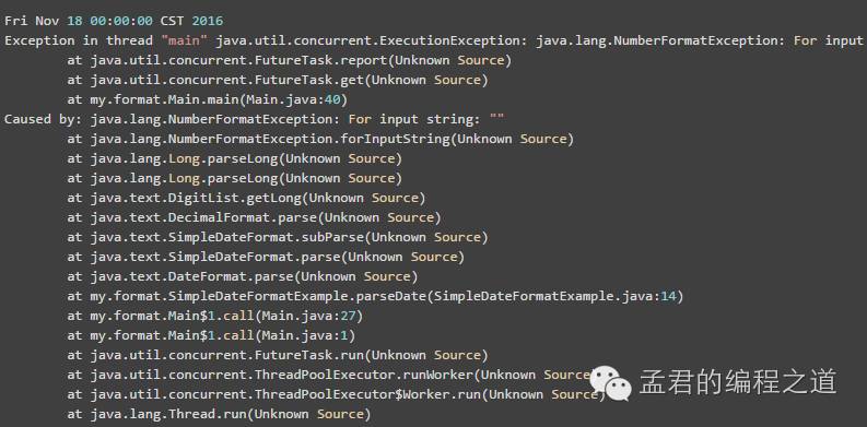 java中SimpleDateFormat线程不安全的示例分析