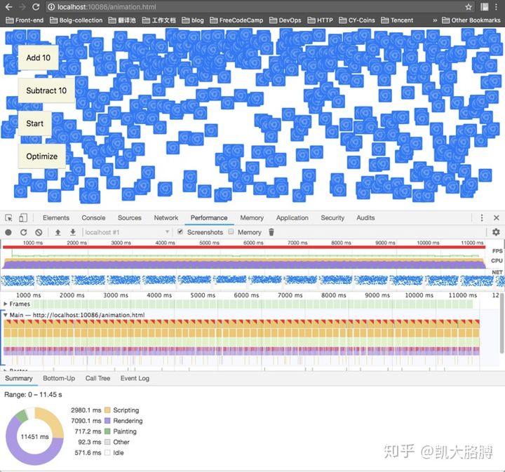 Chrome DevTools中如何启动Performance