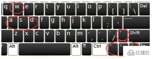 wasd键盘变成上下左右的解决方法
