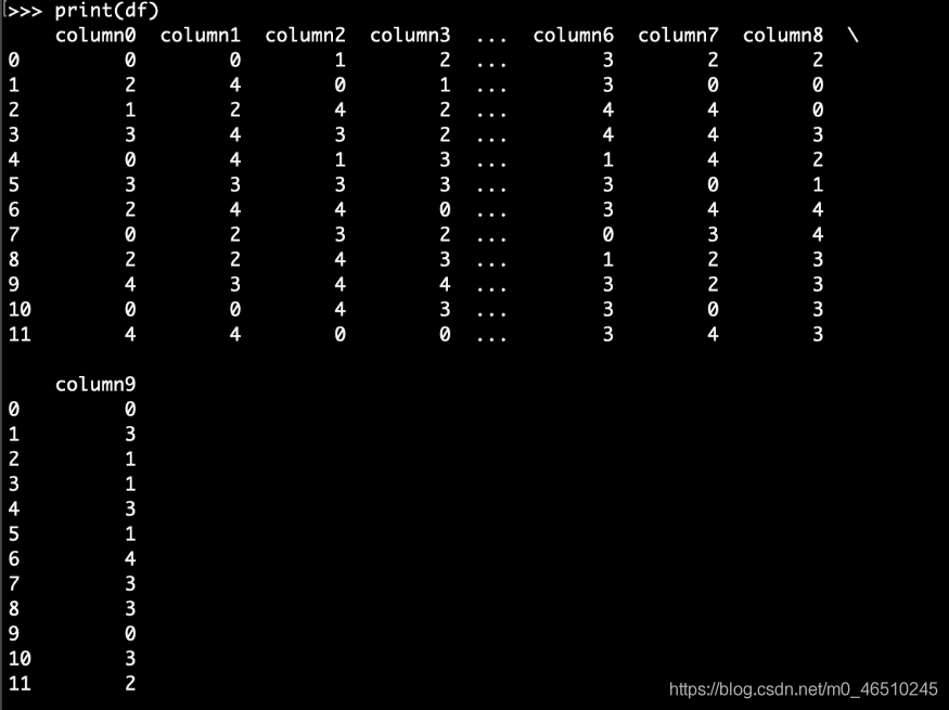 如何打印Pandas DataFrames和Series