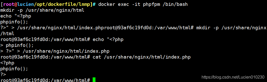 使用docker怎么制作分布式lnmp 镜像