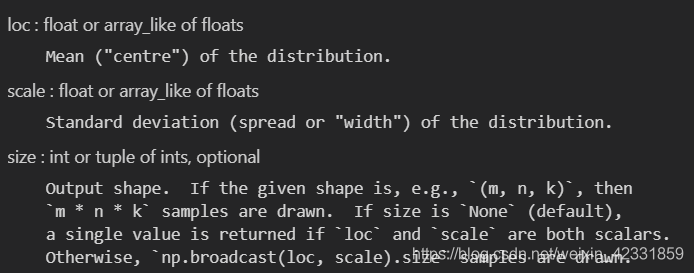 numpy中从np.random.normal()到正态分布拟合操作的示例分析