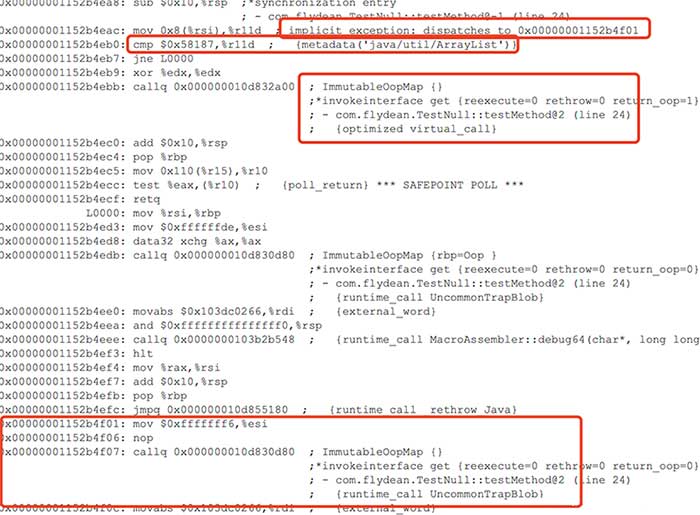 JVM系列之从汇编角度分析NullCheck的示例分析