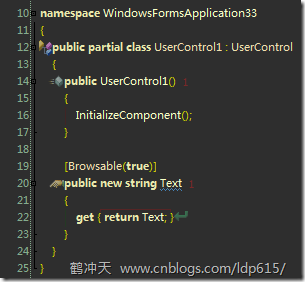 令VS2008崩溃的WinForm用户控件介绍