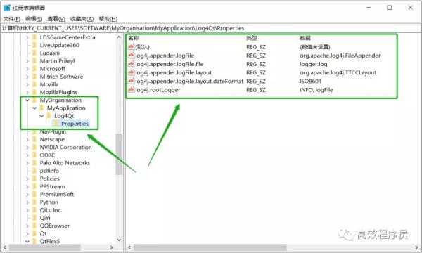 QSettings中怎么对Log4Qt进行配置