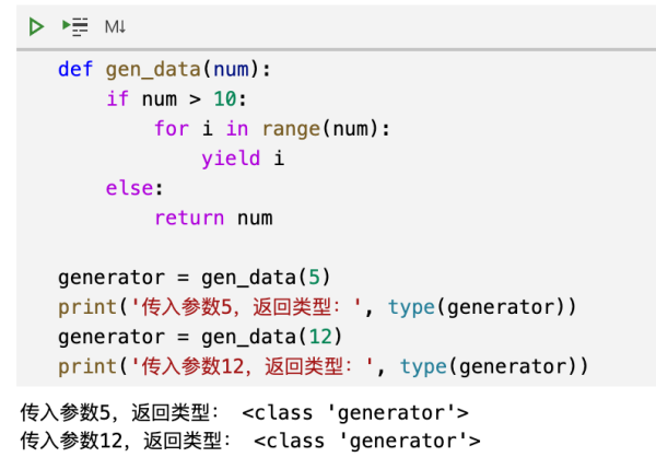 生成器里 return 的作用是什么