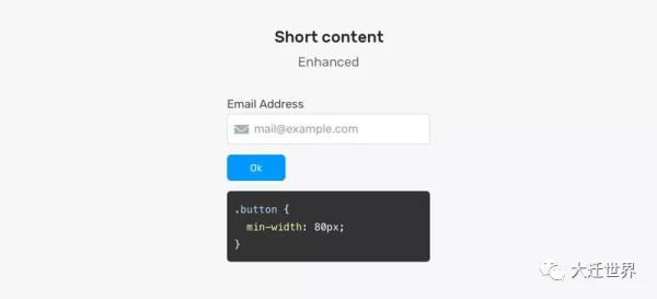 CSS中怎样处理短内容和长内容