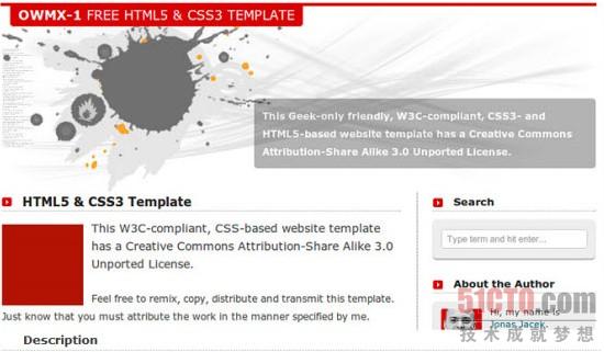 HTML 5和CSS3的免費(fèi)網(wǎng)站模板與教程