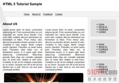 HTML 5和CSS3的免费网站模板与教程