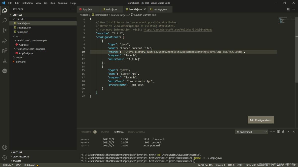 windows下vscode+vs2019开发JNI的案例分析