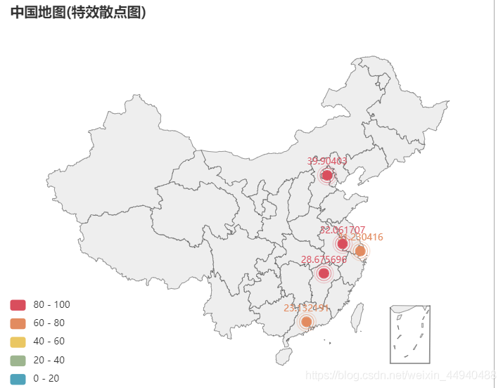 Python中pyecharts如何实现地理图表的绘制