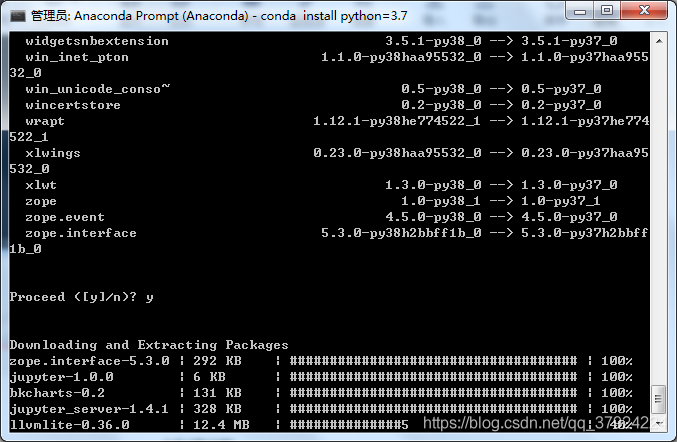 anaconda python3.8中如何解决安装后降级的问题