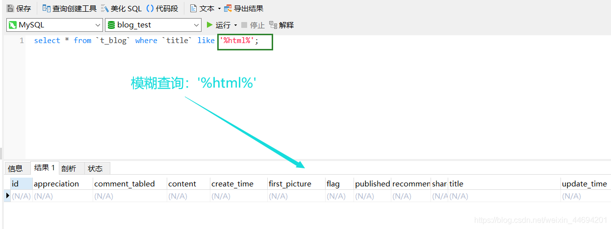 Mysql模糊查询中是否区分大小写