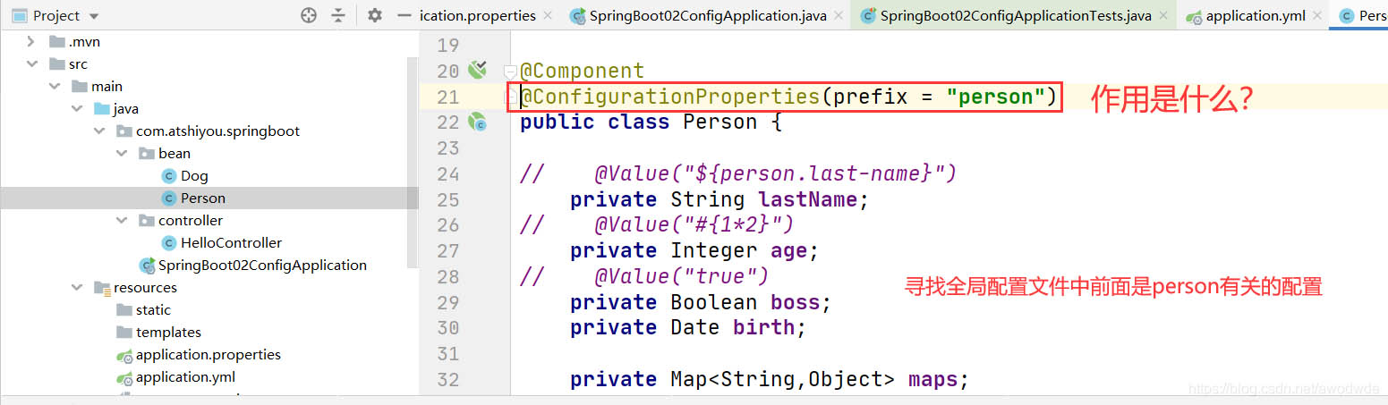 springboot @ConfigurationProperties和@PropertySource的區別有哪些