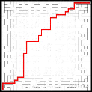 Python如何實現隨機生成迷宮并自動尋路