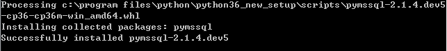 python如何配置mssql连接的方法