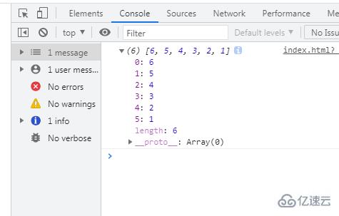 JavaScript如何让数组倒序