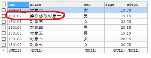 Mysql数据库值的添加、修改、删除及清空的操作命令