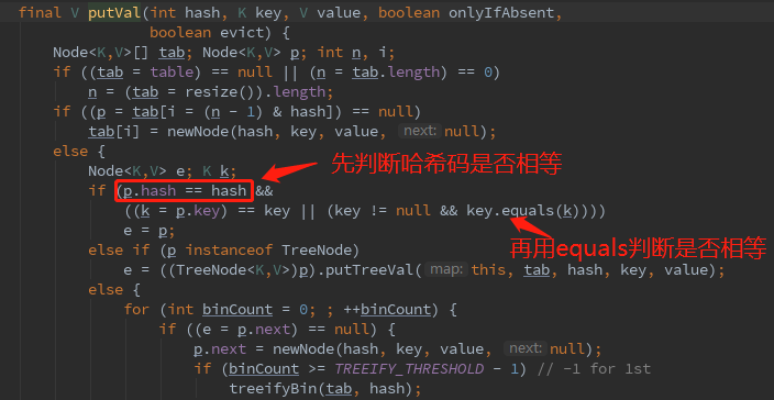 Java中hashCode()和equals()的用法