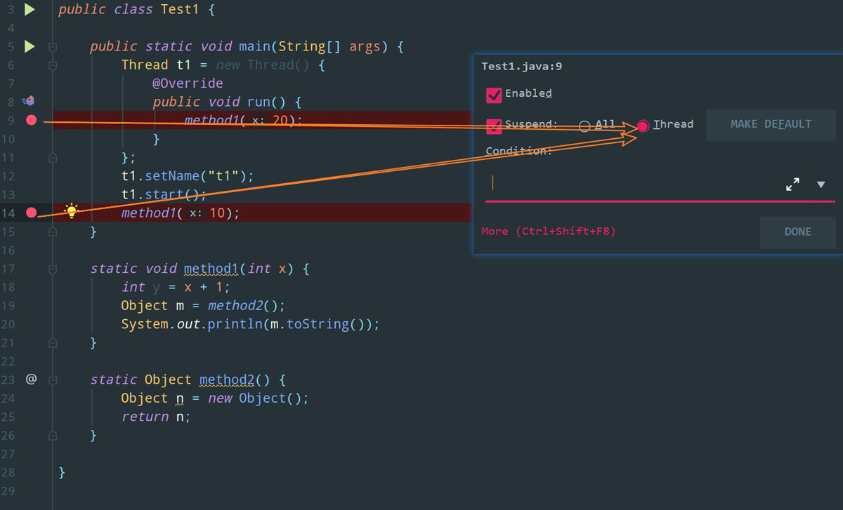 DEBUG方式線程的底層運(yùn)行原理是什么