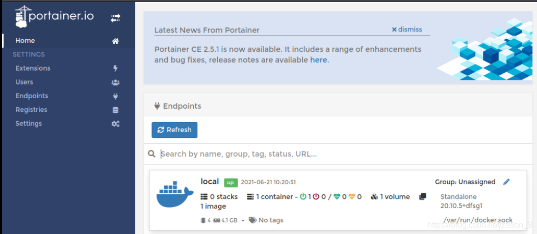 kali安裝docker和portainer的配置步驟