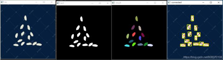 OpenCV实现图像连通域的方法