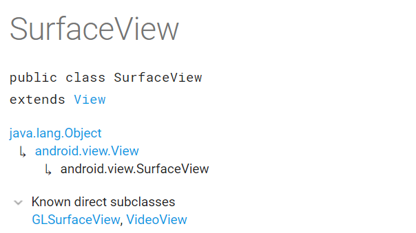 Android中SurfaceView和普通view的区别是什么