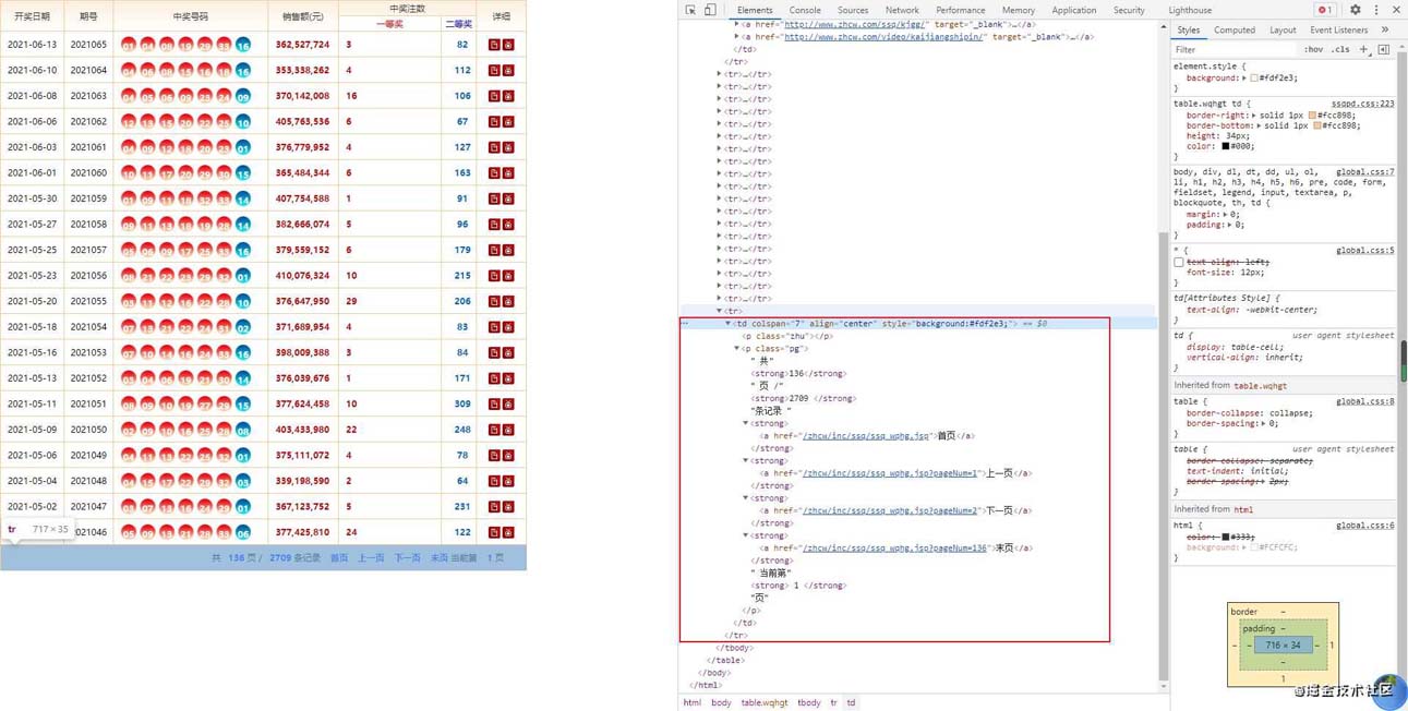 Java如何使用httpRequest+Jsoup爬取红蓝球号码