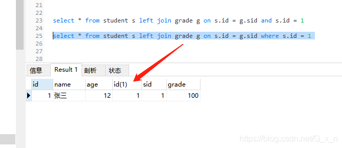 mysql连接查询中and与where的区别是什么