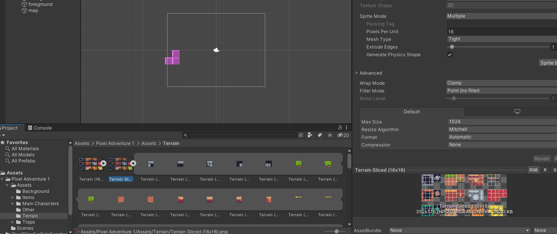 Unity中Tilemap的示例分析