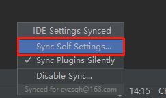 idea如何同步所有配置