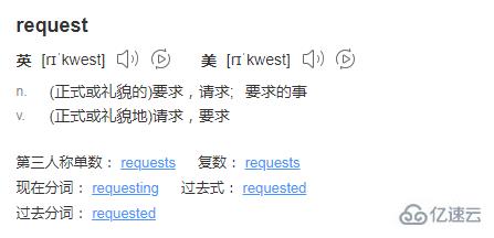 php中request是什么意思