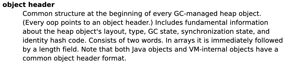Java对象内存构成有什么用