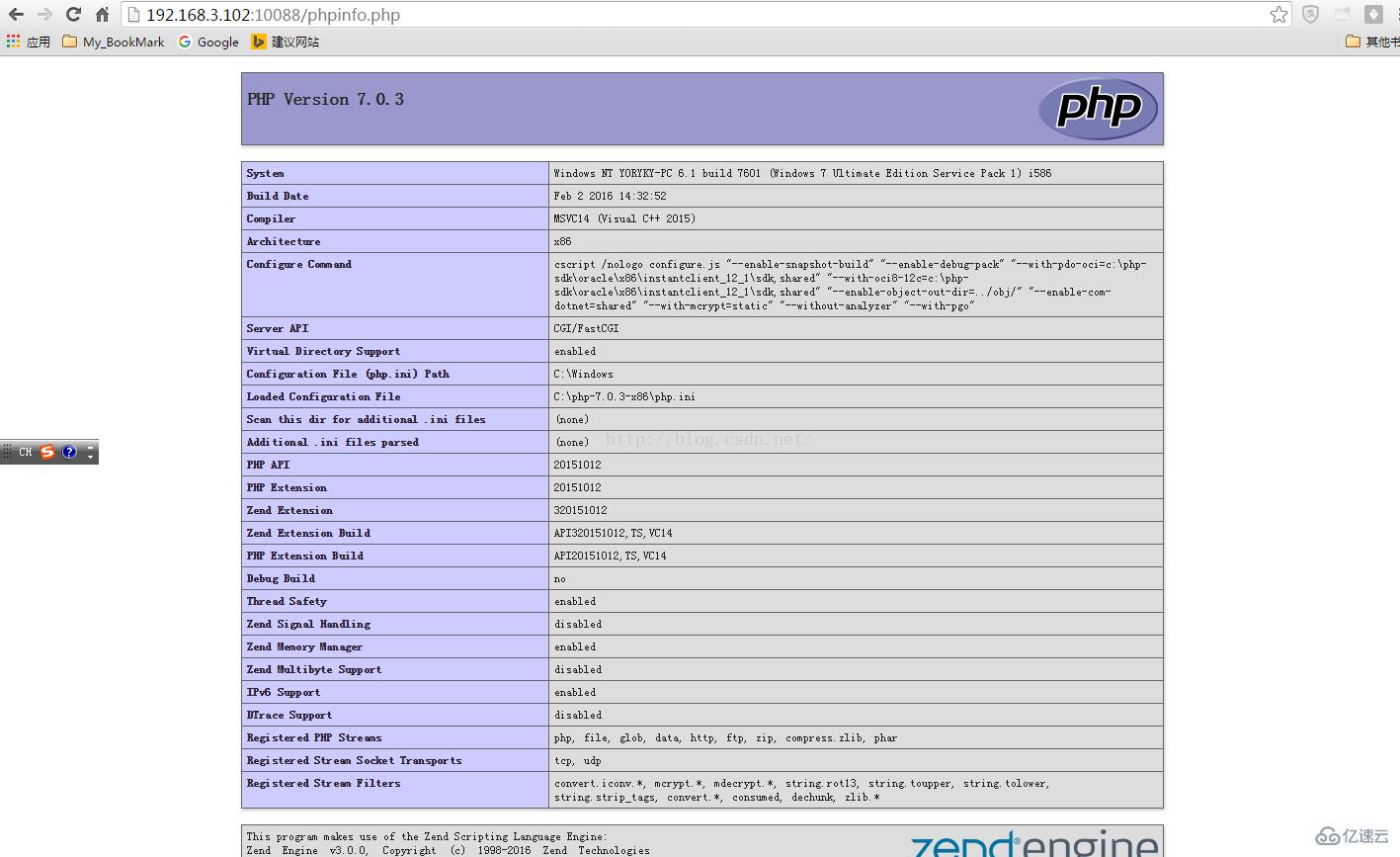 win7下iis7.5如何配置php7